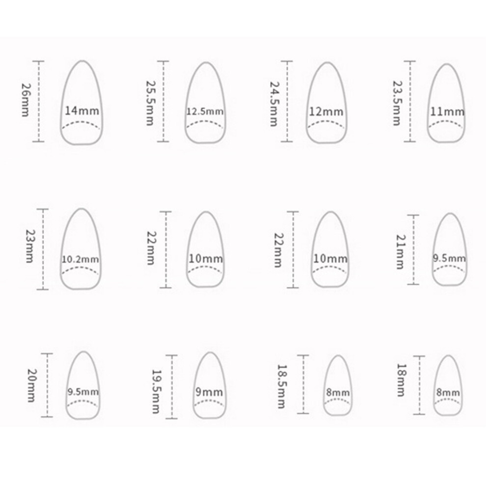 Reach-Tools (Jelly Glue Model) Sweet Black Press-On Nails For Girls