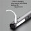 LED  Flashlight with Pen Clip  Flashlight USB Charging Work Light Camping Light B 7