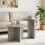 VidaXL vidaXL Side Table Set with Storage 2 pcs Grey Sonoma Engineered Wood 1