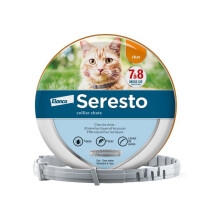 Anti-flea and anti-tick collar for cats – 7 to 8 months' protection