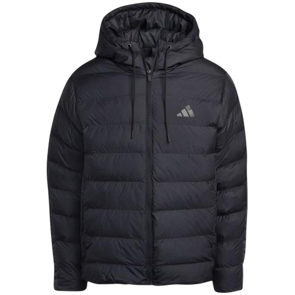 Adidas (Xxl, Triple Black) Mens Climawarm Hooded Jacket