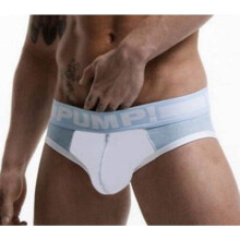 (White,L)Briefs Men Low Waist Sexy Hip Lift Sports Trend Premium Quality Gift Versatile