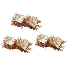 300Pcs Gold Foil Organza Bag Candy Gift Bags Christmas Decoration Wedding Party Favor Pouch Gift Packaging Bags 5X7cm