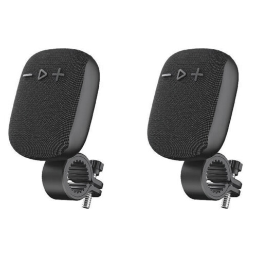 Altavoz inalámbrico Bluetooth para manillar de bicicleta – Negro