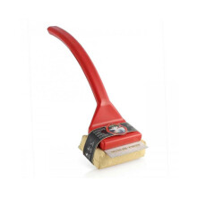 BBQ Grill Cleaning Brush with Replaceable Head, Bristle-Free Scraper for Cast Iron & Stainless Steel Grates