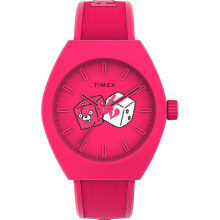 (40mm, Pink) Timex Unisex Adult Victory Royale Fortnite Analogue Watch