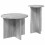 VidaXL vidaXL Side Table Set with Storage 2 pcs Grey Sonoma Engineered Wood 5