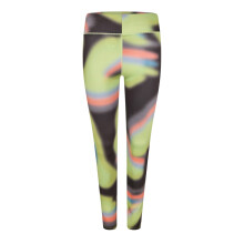 (10 UK, Black/Green) Diadora Womens/Ladies Shaping Workout Leggings
