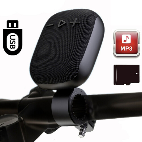Altavoz inalámbrico Bluetooth para manillar de bicicleta – Negro 1