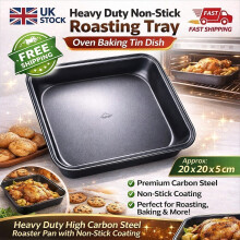 Non-Stick Deep Roasting Tray Oven Baking Pan