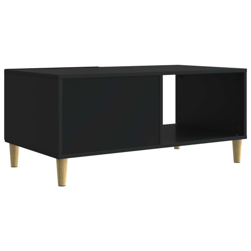 VidaXL vidaXL Coffee Table Black 90 x 50 x 40 cm Engineered Wood 1