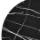 50cm Black Marble Effect Round Side Table Double Tier E1 MDF End Table 4