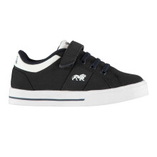 (10 UK Child, Navy) Lonsdale Childrens/Kids Latimer Leather Trainers