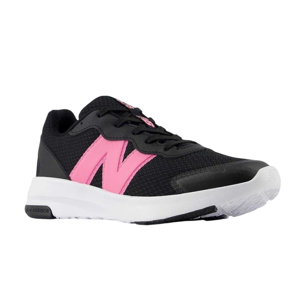 New Balance (5 Uk, Black/Pink) Childrens/Kids 578 Low Cut Trainers