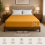 (Ochre , Single) 25cm Fitted Sheet Bed Sheet For Mattress All Size 1