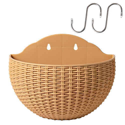 Halbrund Wandtopf 26 cm Khaki PP