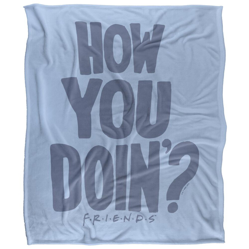 Friends (36In X 58In, Multicoloured) How You Doin? Blanket