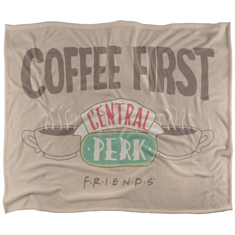 Friends (36In X 58In, Multicoloured) Coffee First Blanket
