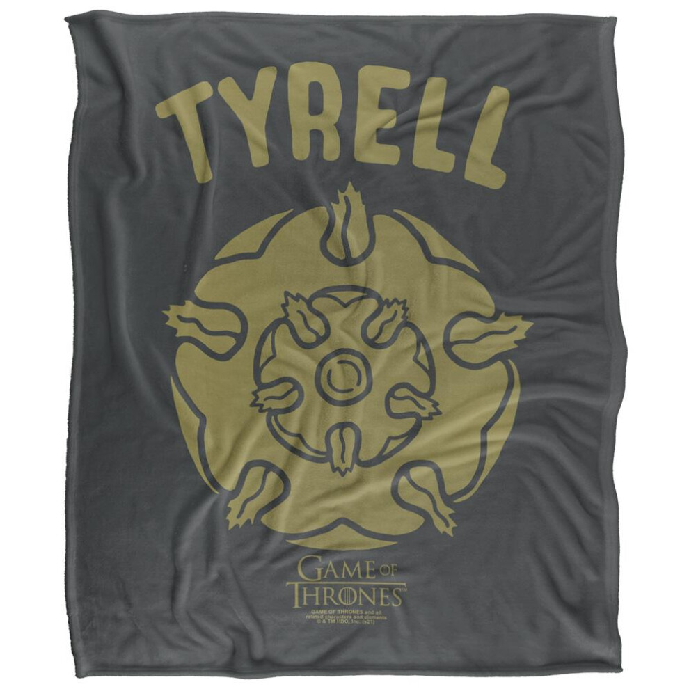 Game Of Thrones (36In X 58In, Multicoloured) Tyrell Crest Blanket