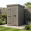 4x4 Pent Composite Shed Tanalised (Single Door, No Windows) 1