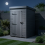 4x4 Pent Composite Shed Tanalised (Single Door, No Windows) 3