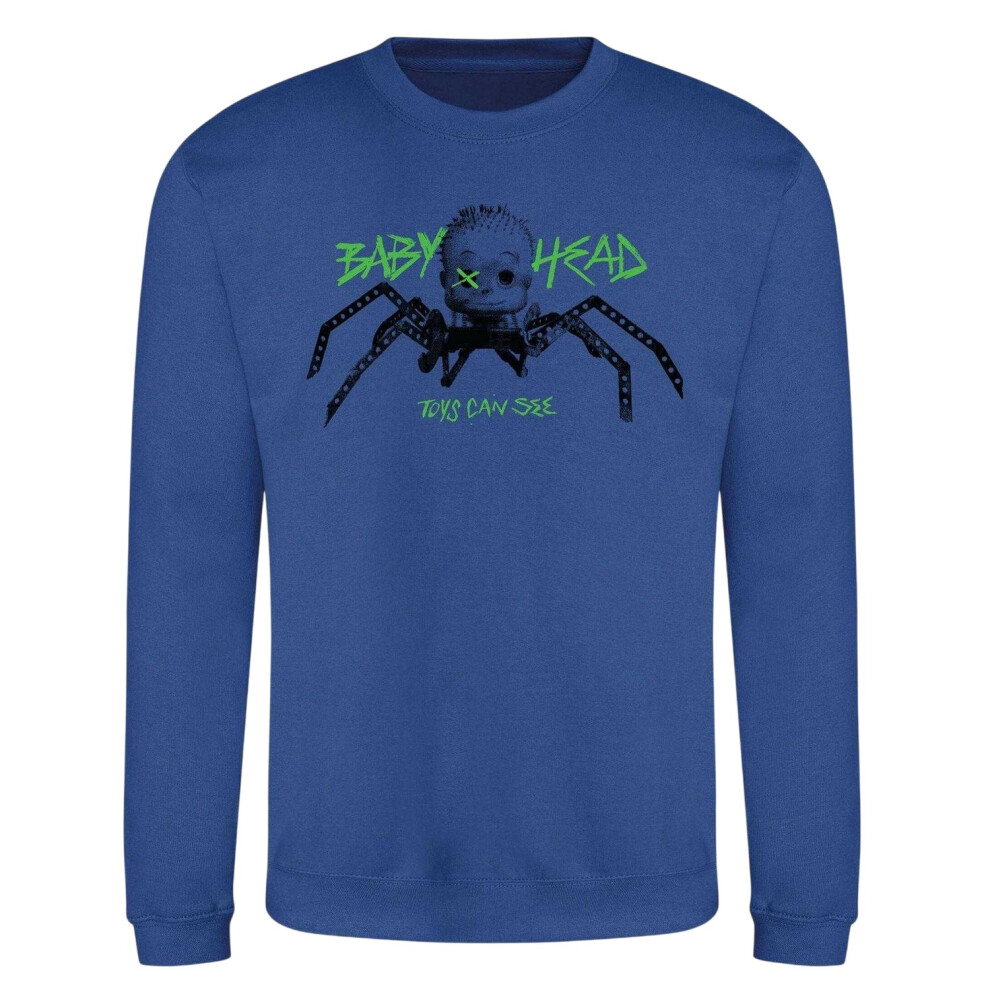 Toy Story (Xl, Dark Blue) Unisex Adult Baby Head Sweatshirt