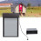Metall Hühnerklappe Timer Solar 8