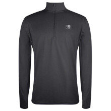 (S, Charcoal) Karrimor Mens Quarter Zip Long-Sleeved Tracksuit Top