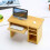 1:12 Compact Computer Desk W/Keyboard Tray Kit for Bedroom Office Study Table 3