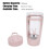 Tragbarer Mixbecher 650ml USB 2