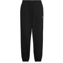 (6 UK, Black) Calvin Klein Womens/Ladies Fleece Patterned Joggers