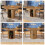 Extendable dining table, dining room table 6