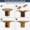 Extendable dining table, dining room table 7