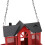 Vogelfutterhaus aus Eisen, rot 12