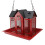 Vogelfutterhaus aus Eisen, rot 7