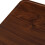 47x35cm Walnut Wood Grain Mobile Side Table with Wire Basket 6