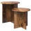 VidaXL vidaXL Side Table Set 2 pcs Old Wood Engineered Wood 2