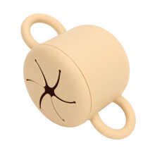Baby-Snackbecher 350 ml Silikon Beige