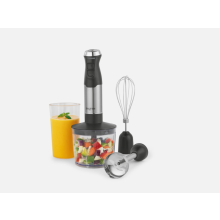 Salter 3-in-1 Blender Whisk Blend Chop & Store Attachments, Beaker & Bowl Black