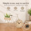 Bicycle Quartz Clock w/ Planter & Faux Plant 8