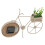 Bicycle Quartz Clock w/ Planter & Faux Plant 11