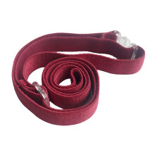 Solid Color Cotton Dance Waistband Sash For Ballet-Maroon red