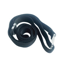 Solid Color Cotton Dance Waistband Sash For Ballet-Black