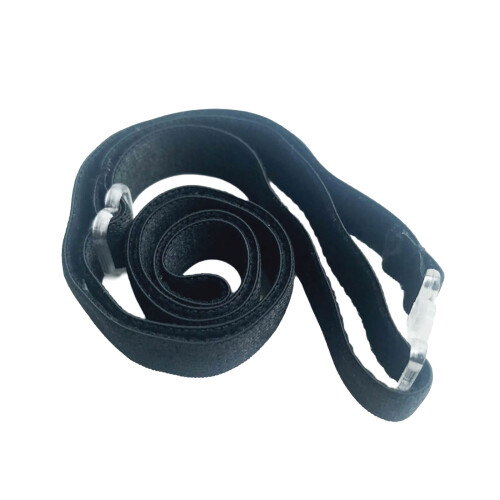 Solid Color Cotton Dance Waistband Sash For Ballet-Black