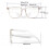 Leichte Smart Glasses mit Magnetladegerät 17