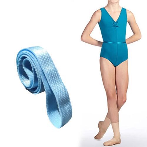 Breathable Cotton Dance Grading Sash For Ballet-Sky Blue 2
