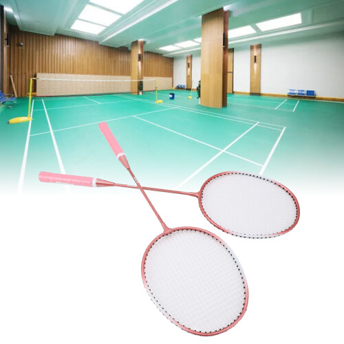 Leichtes Federball Set 2 Schläger