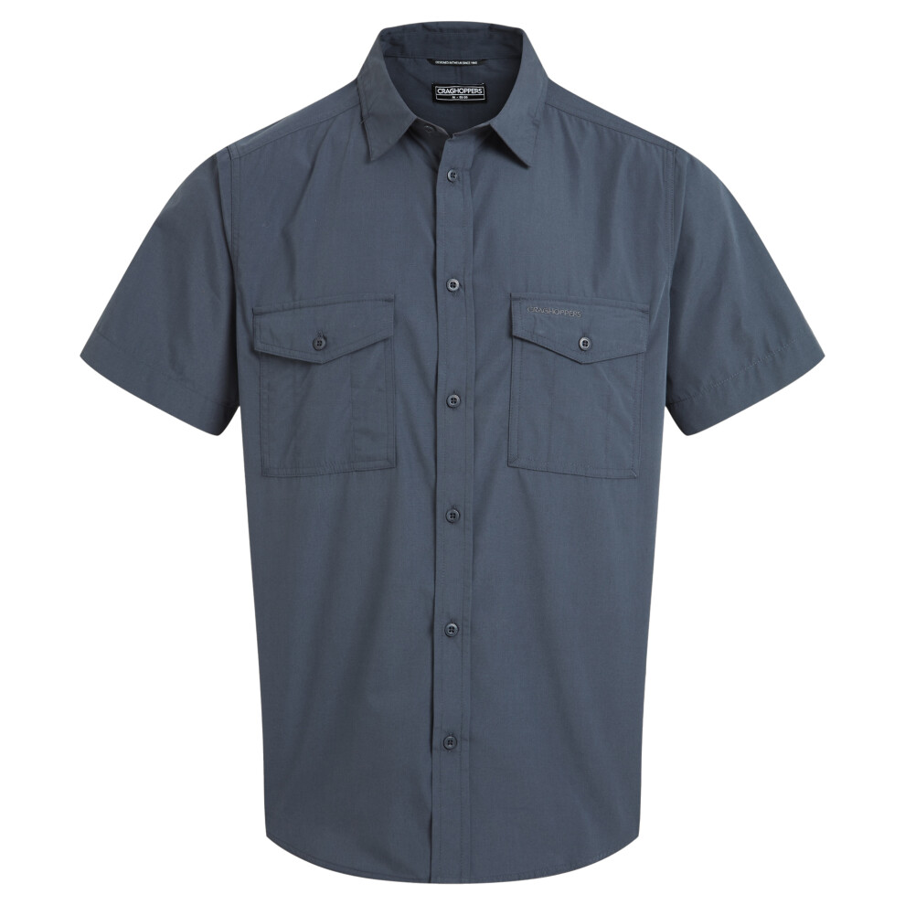 Craghoppers (L, Ombre Blue) Mens Kiwi Ii Short-Sleeved Shirt
