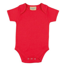 (3-6 Months, Red) Larkwood Toddler Short-Sleeved Bodysuit