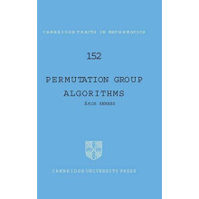 Permutation Group Algorithms by Akos Seress Hardcover Book